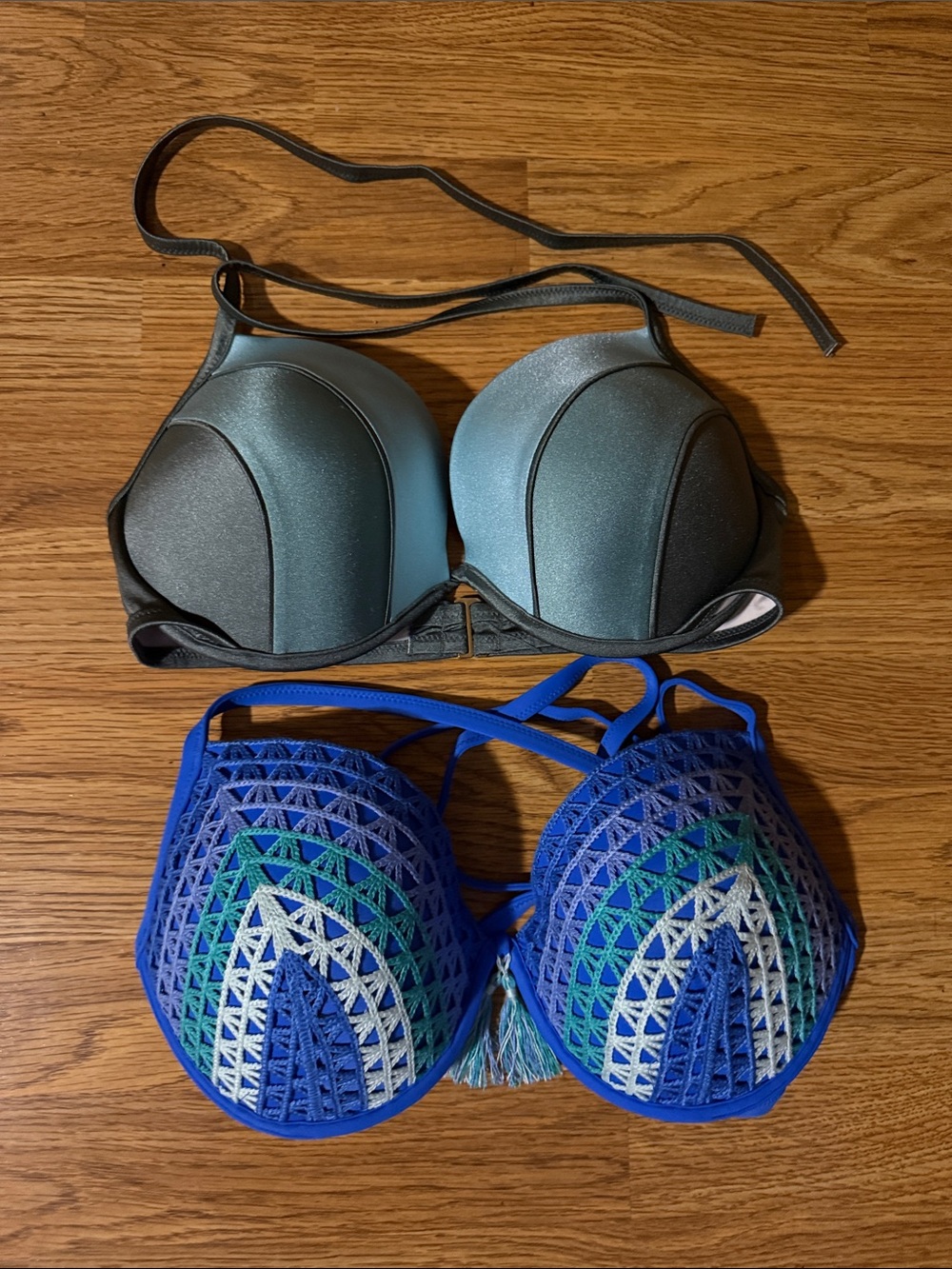 (2) Shade and Shore Bikini Swim Tops